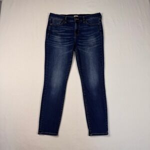 J.Crew Skinny Jeans Womens 29/28 Dark Blue Stretch Mid Rise E7292 Denim